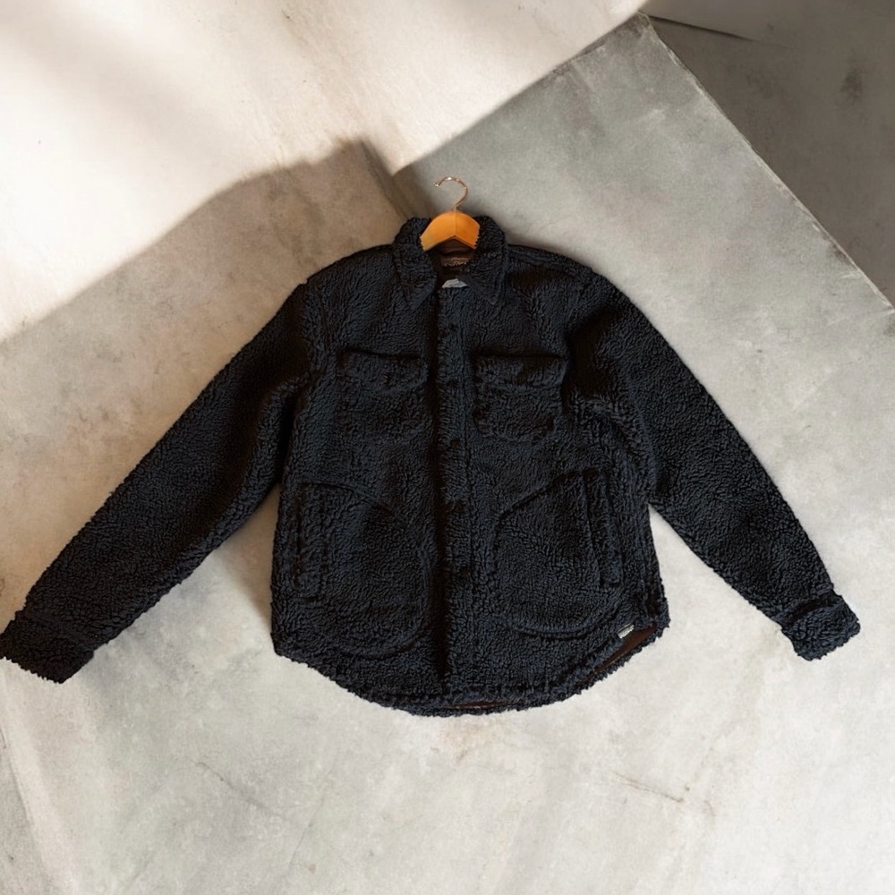 J.CREW MEN’S SHERPA FLEECE JACKET COAT SIZE SMALL JCREW